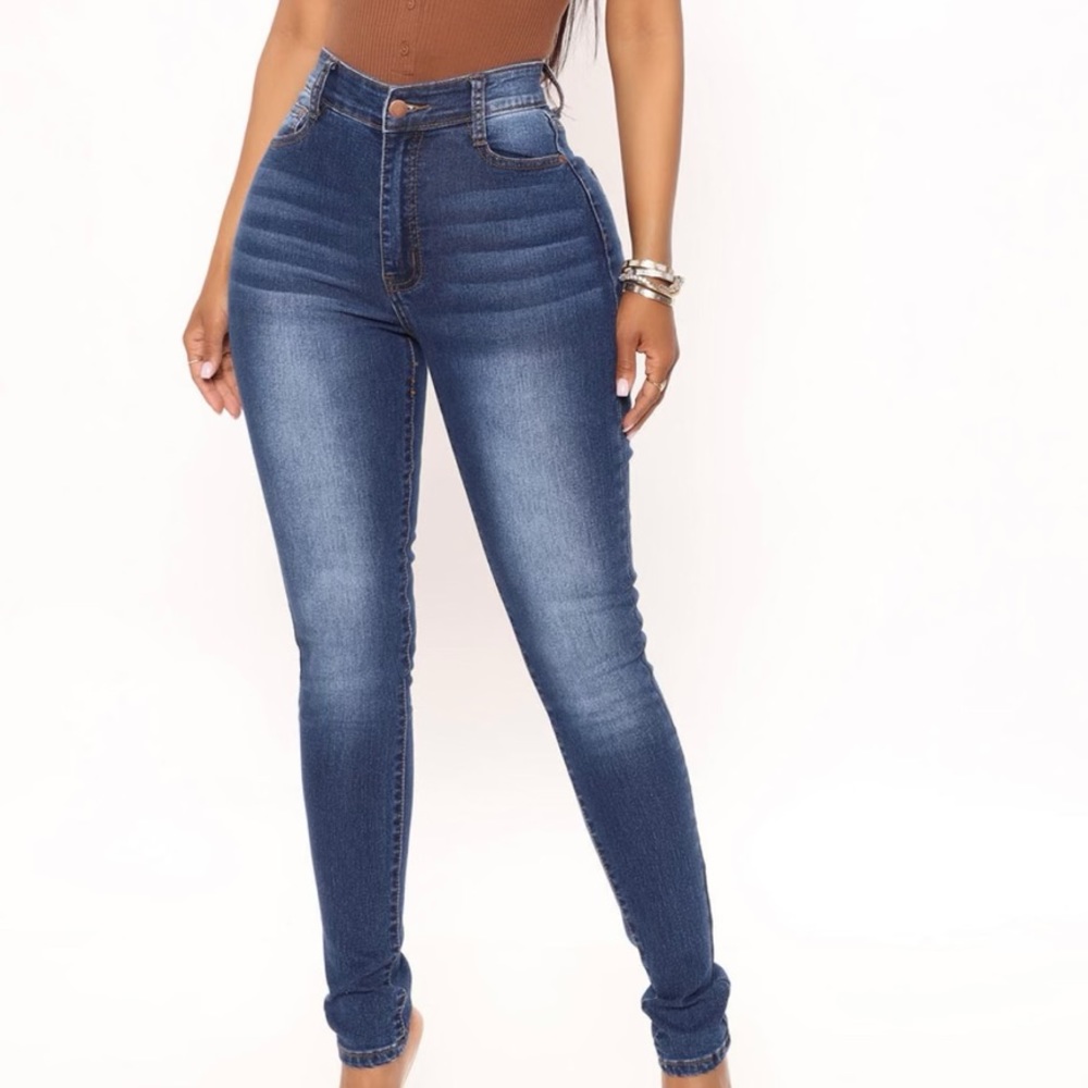 High rise jeans